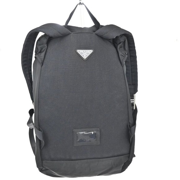 PRADA Tessuto Drawstring Backpack Bag Nylon Leather Black SHW Italy 20KC281 main image 10